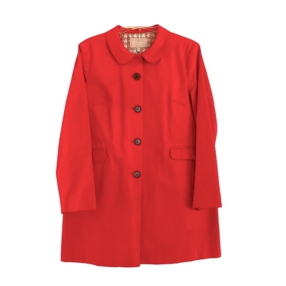 Banana Republic Red Women's Swing Coat - Picture 3 of 8